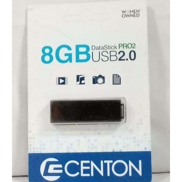 Centon DataStick Pro2 8GB USB 2.0 Flash Drive – Sealed, S1-U2T2-8G - Picture 5 of 11